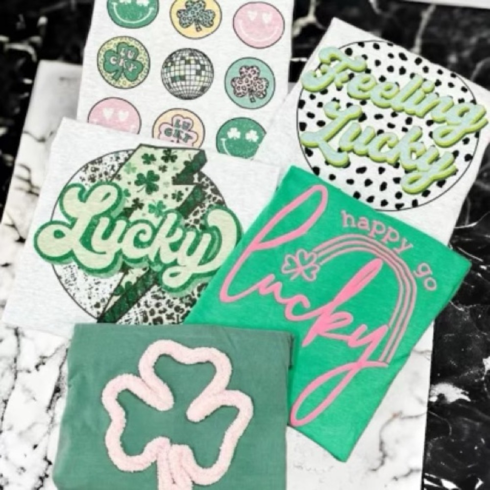 St Patty Day Graphic Tee’s youth and adult sizes ☘️🥰